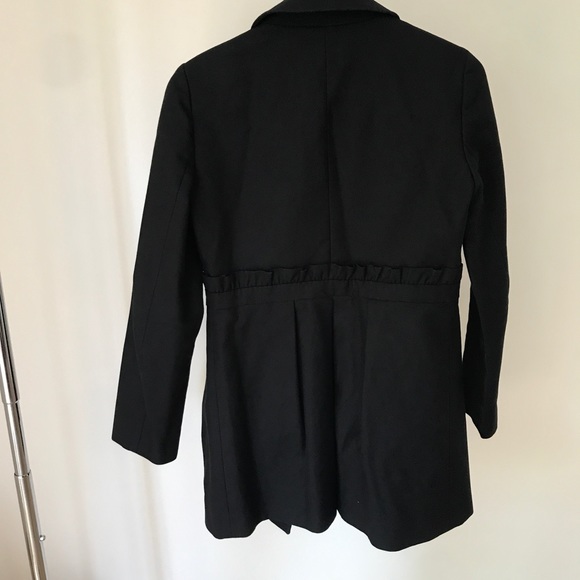 JCREW Ruffle Gamine Coat - Picture 5 of 9